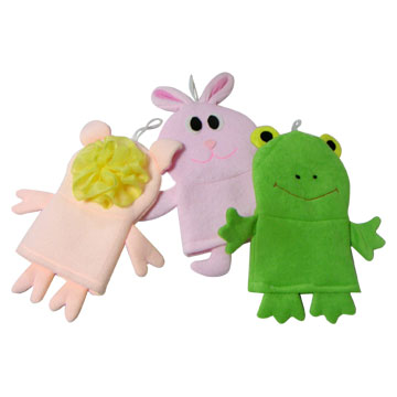 Animal Bath Gloves