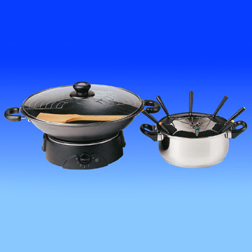 Electric Wok and Fondue Sets