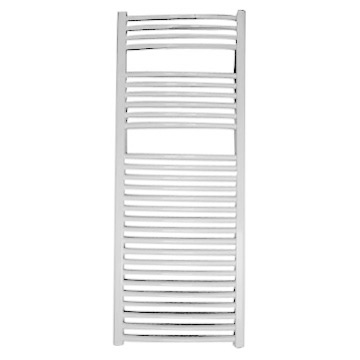 White-Painted Curved Towel Rail Heaters