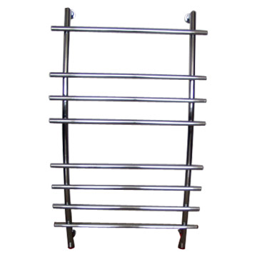Curved Ladder Towel Heater & Shelfs