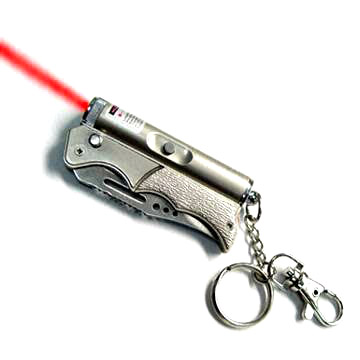 Spring Knife With 5-in-1 Laser Pointers