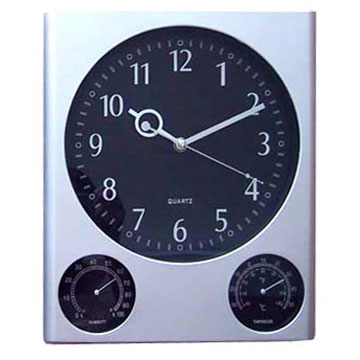 Weather Station Wall Clocks