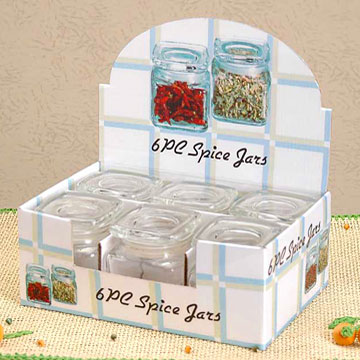 Storage Canister Set with Display Tray