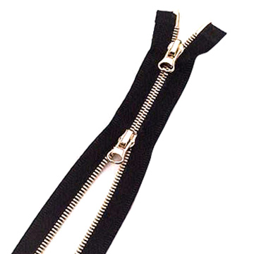 No. 3 Two-Way Open-End Brass Zippers