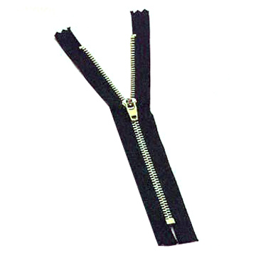 No. 4.5 Closed-End Brass Zippers