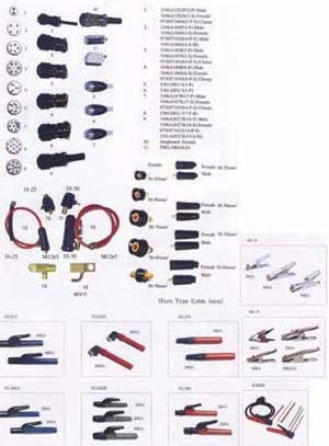 Electrode Holder & Earth Clamp & Accessories