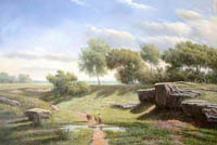 classical landscape oil painting