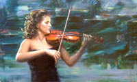 character figure and portrait oil paintings