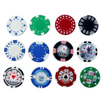 Two-Tone Poker Chips