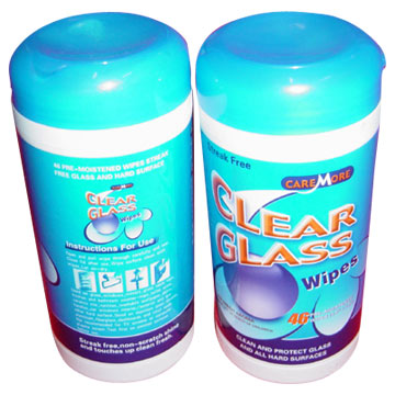 Clear Glass Wipes