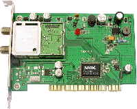 PCI DVB-S digital satellite receiver card