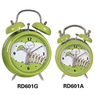 Double Bell Table Clocks