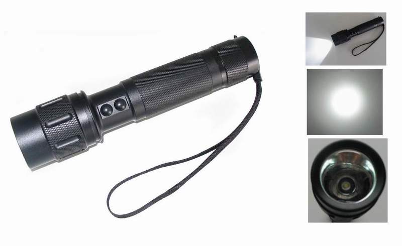 Stepless light-adjustable Luxeon 3W LED Flashlights