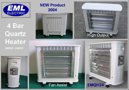 4 Bar Quartz Heater