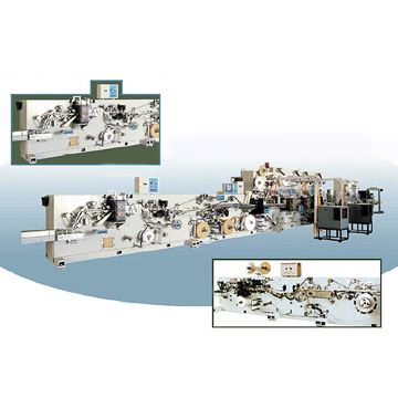 Three-Piece Type Winged Sanitary Napkin Production Line