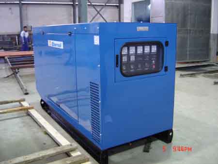 silent type diesel generator set