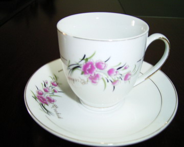 180cc ceramic cup and saucer