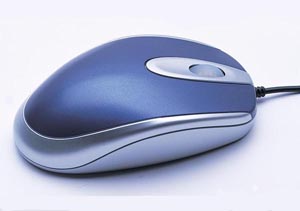 Optical mouse-elegant blue EMO-102