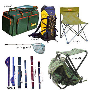 Rod Case, Fishing Chair, Landing Net