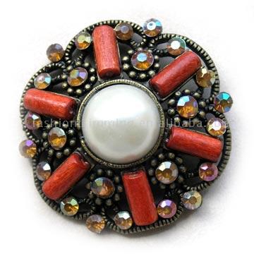 Alloy Brooches