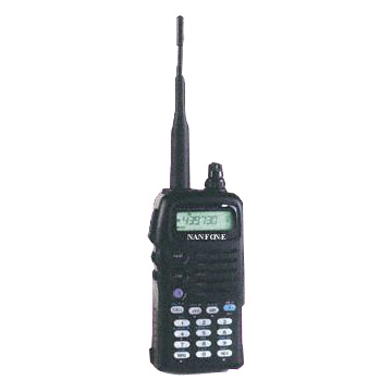 VHF-UHF Transceiver with Keypad Lock, SQL and Backlight