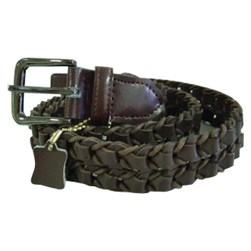 Braid Leather Belts