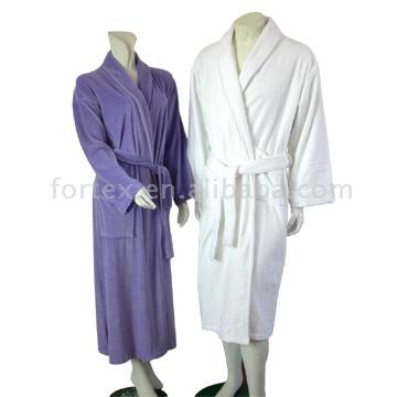 Velour Terry Bath Robe