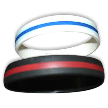 Imprint Circle Silicone Wristbands