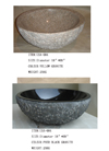 Stone basin and sink