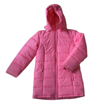 Girl's Nylon Woven Padded Jackets