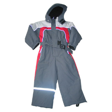 Boy's Breathable Ski Coveralls