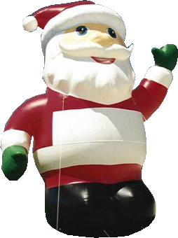 inflatable santa claus, inflatable cartoons