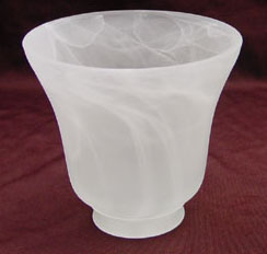 Centrifugal Glass Lampshade-Alabaster