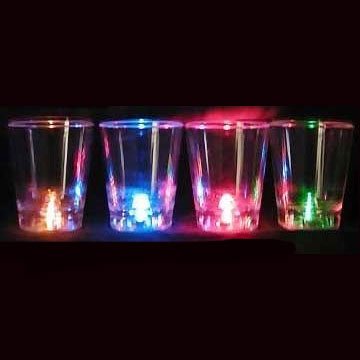LED Flashing Shot Glass Cup