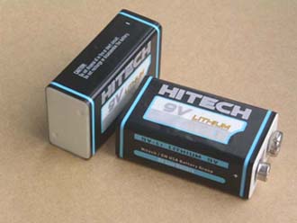 9V lithium battery 1200mah for smoke alarm