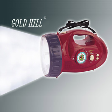 Rechargeable Emergency Lantern with Alarm Clocks