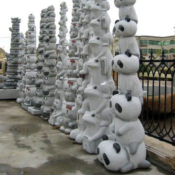 Animal Sculpture Columns