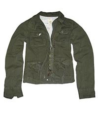 Brand New 2006 Abercrombie Olive Military Jacket