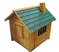 wooden pet house