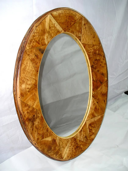 Wooden & Rattan Mirror Frames PC