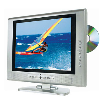 15&quot; LCD TV with Slot-in DVD Players