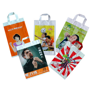 Double Layer Coextrusion Soft Loop Advertising Bags