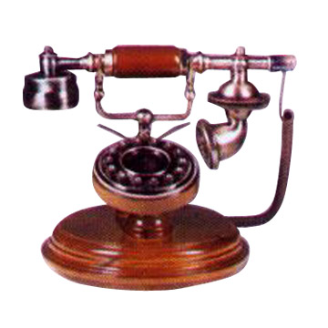 Antique Wooden Telephones