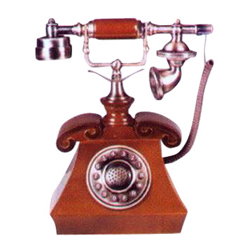 Antique Wooden Telephones