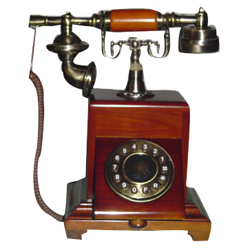 Antique Style Wooden Telephones