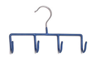 Tie/Belt/Scarf Hanger with Non-Slip Coating
