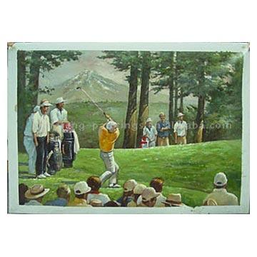 Oil Painting (Golf)