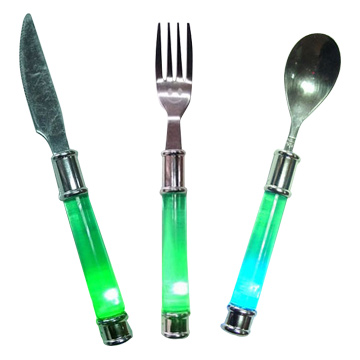 Flashing Cutlery Set