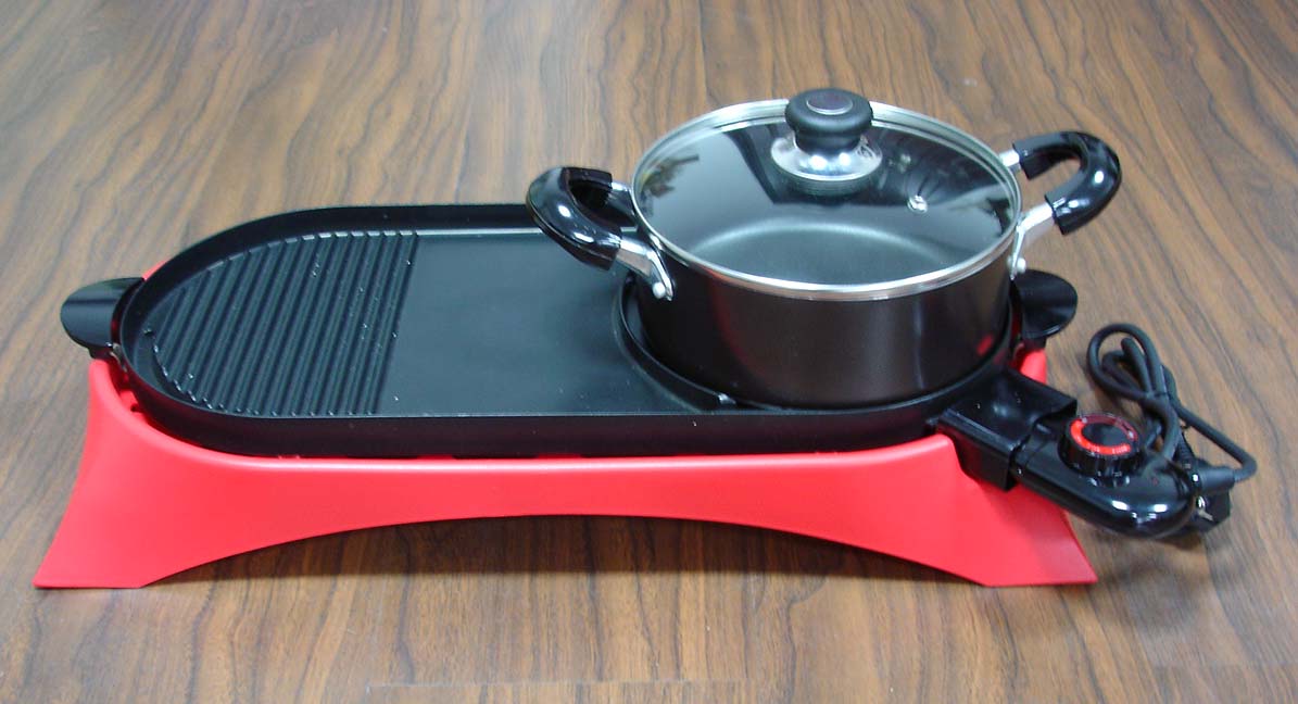 Electric Grill With Cooker