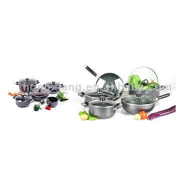 10pcs Aluminum Nonstick Cookware Set